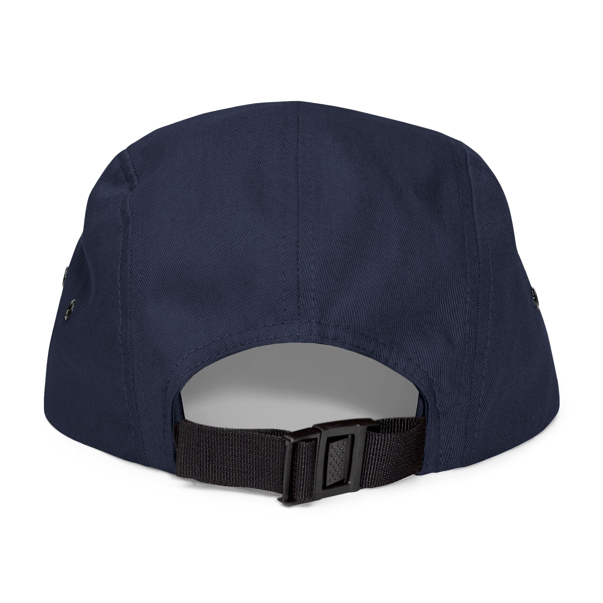 Camo 5-Panel Cap — Embroidered “Future Happened Yesterday”