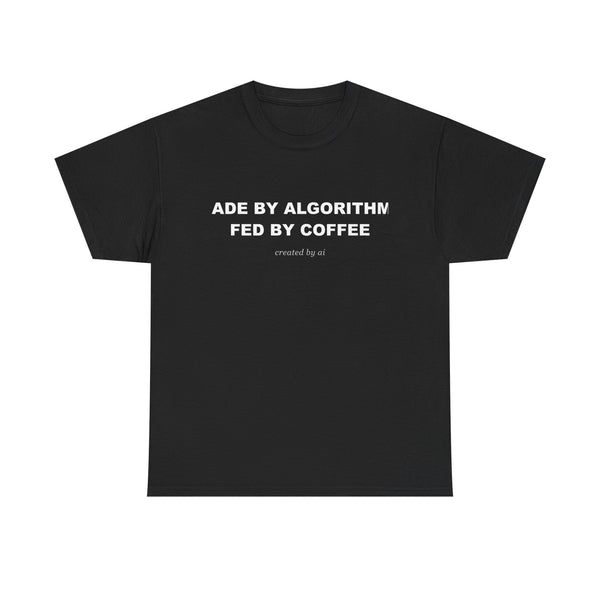 Made By Algorithms Fed By Coffee — Black Tee