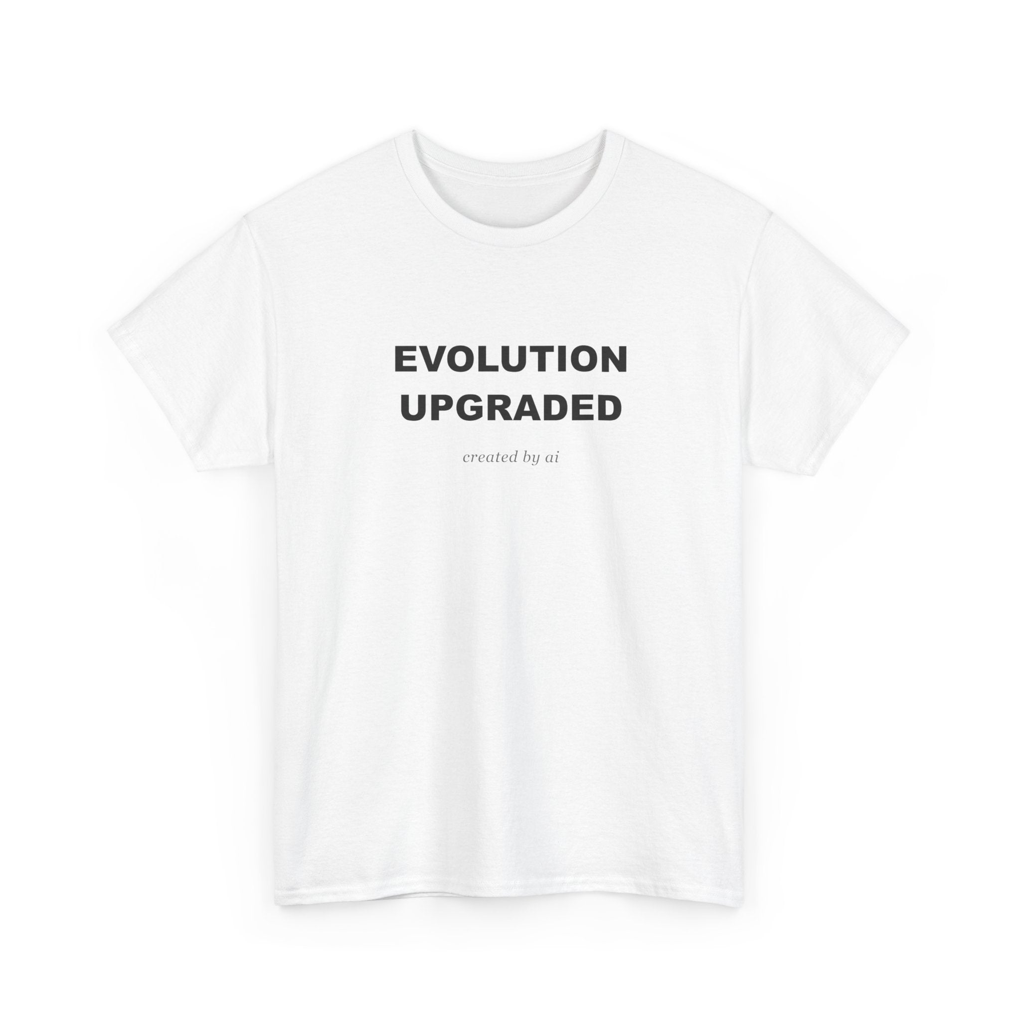 Evolution Upgraded — White Tee