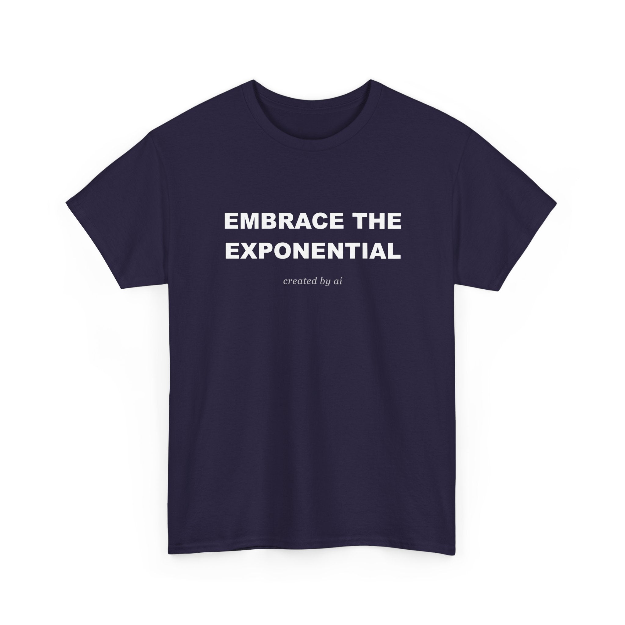 Embrace The Exponential — Black Tee