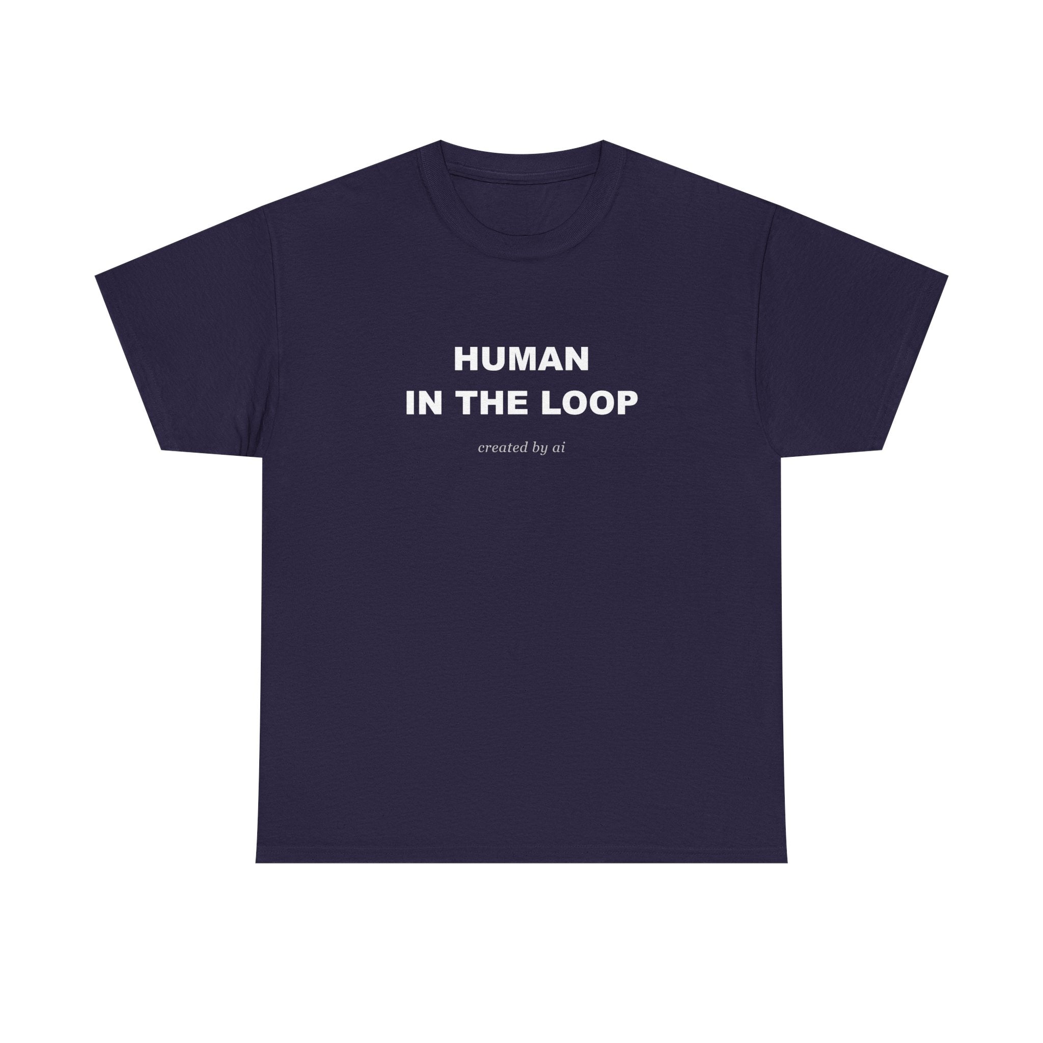 Human In The Loop — Black Tee