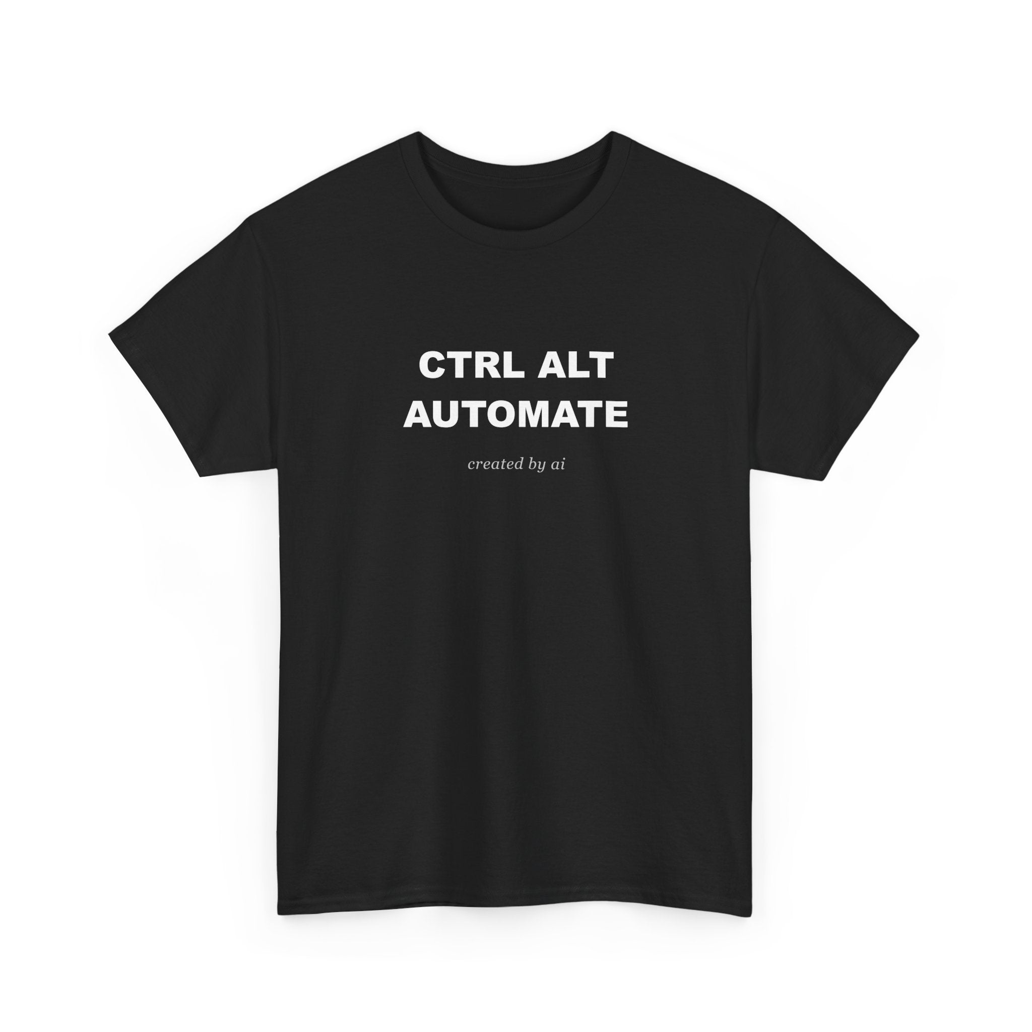 Ctrl Alt Automate — Black Tee