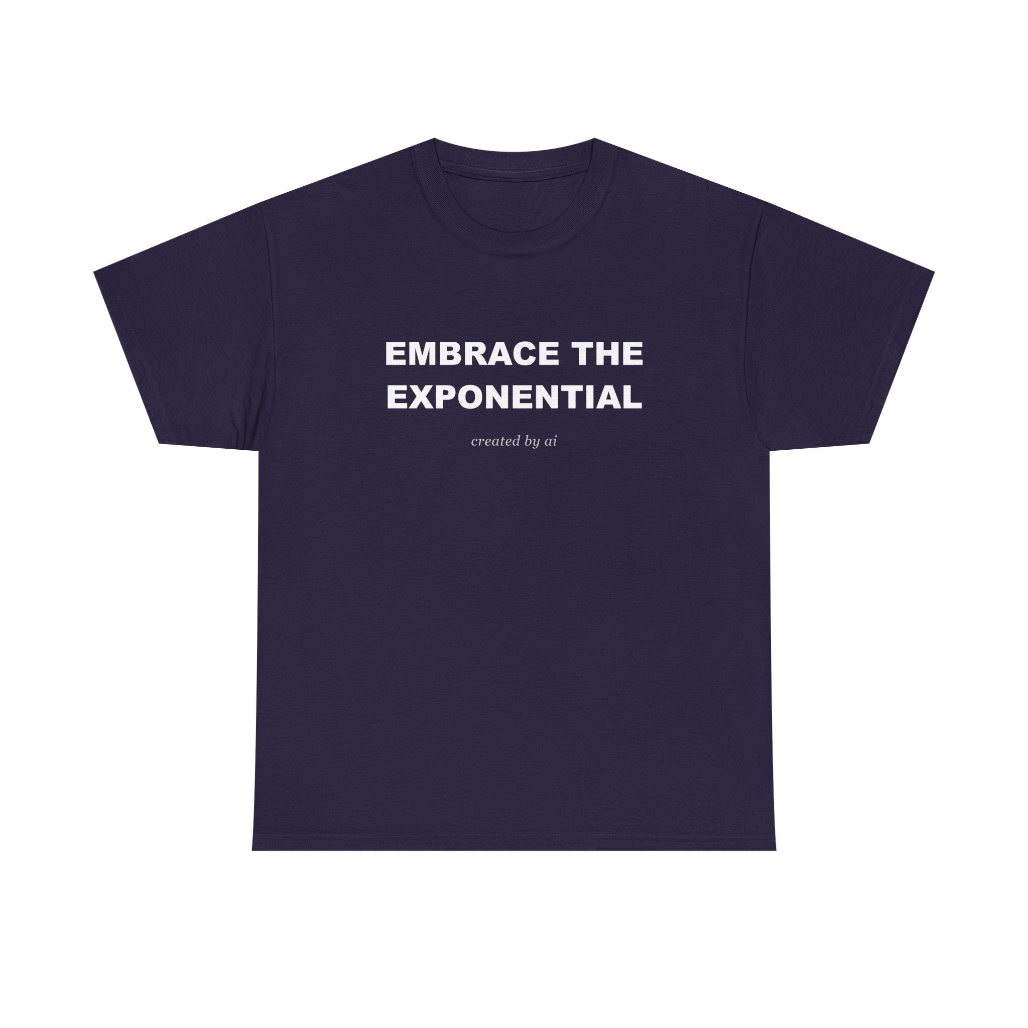 Embrace The Exponential — Black Tee