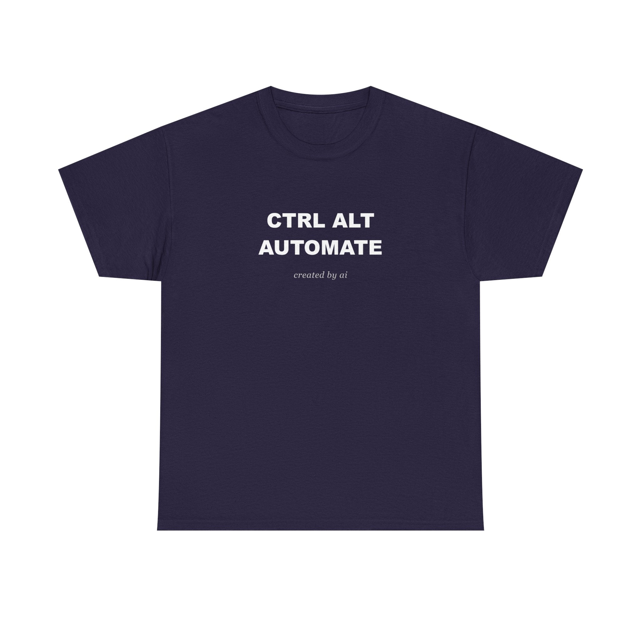 Ctrl Alt Automate — Black Tee