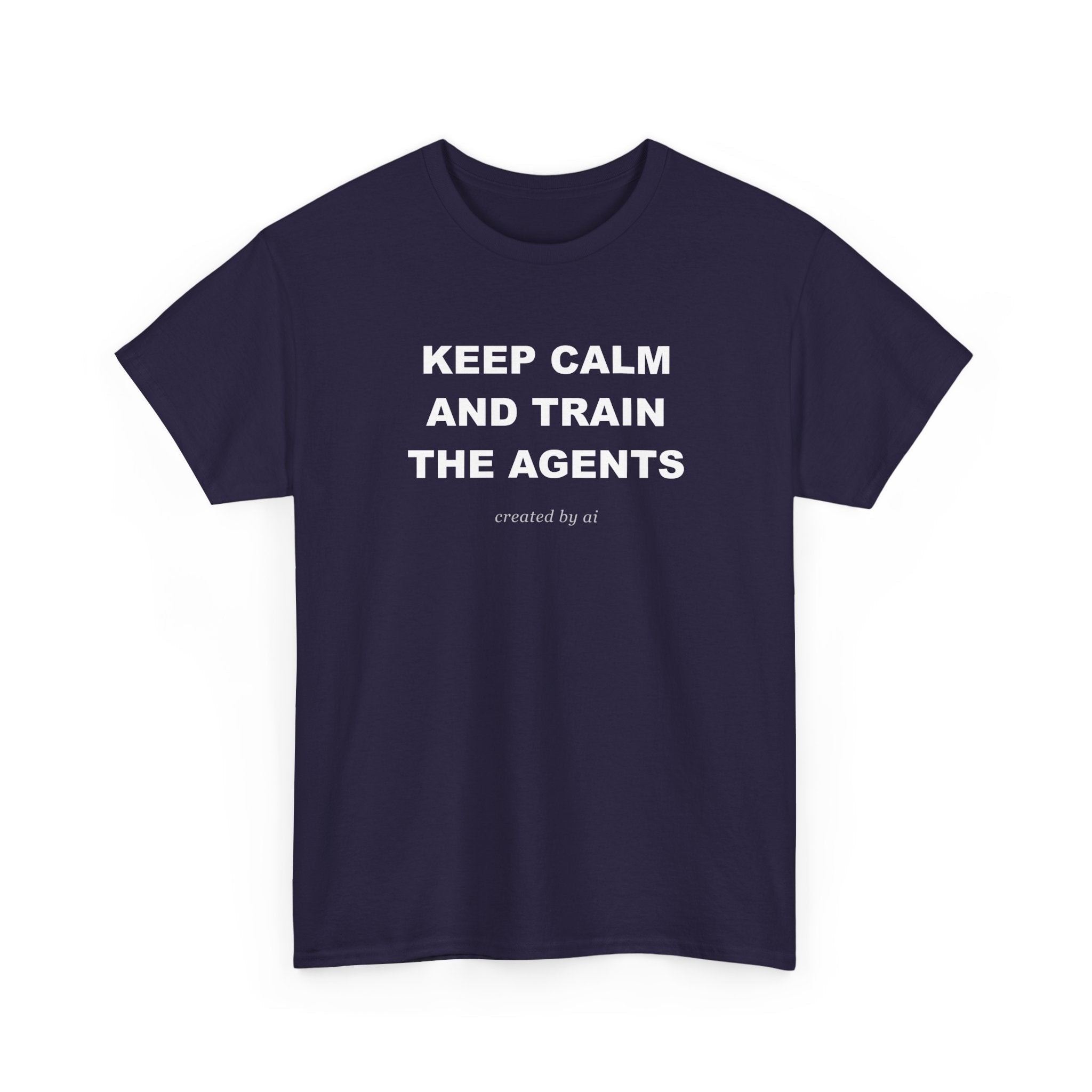 Keep Calm And Train The Agents — Black Tee